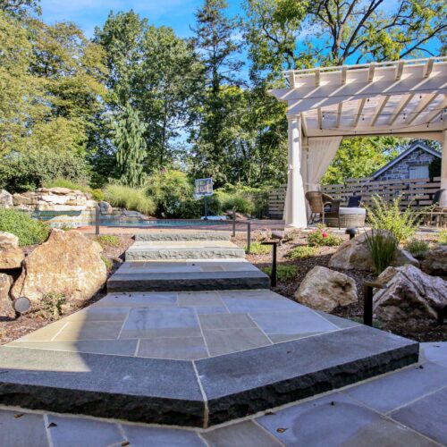 Hardscaping patio by Spayd's