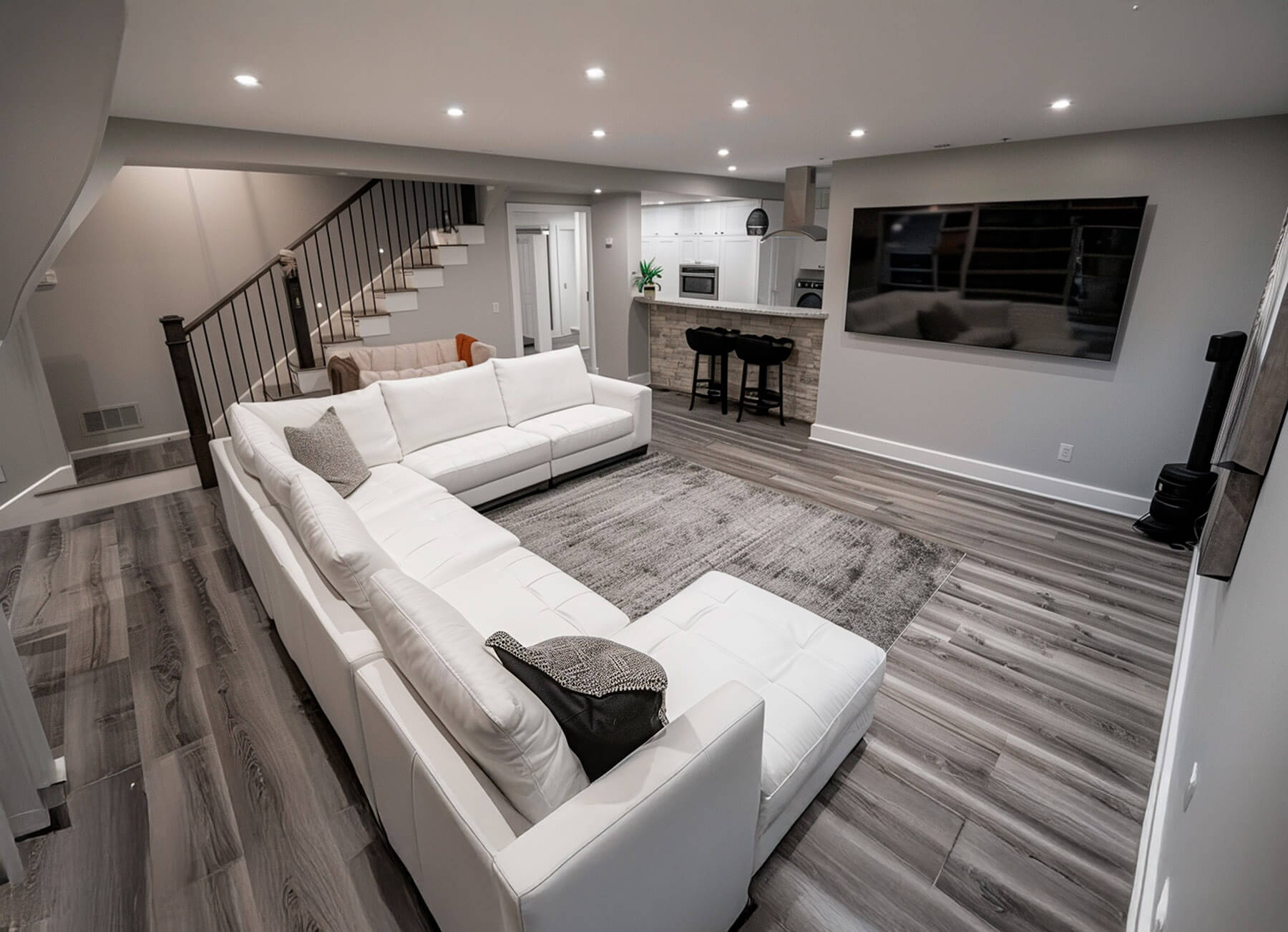 Finished basement by SPayd's