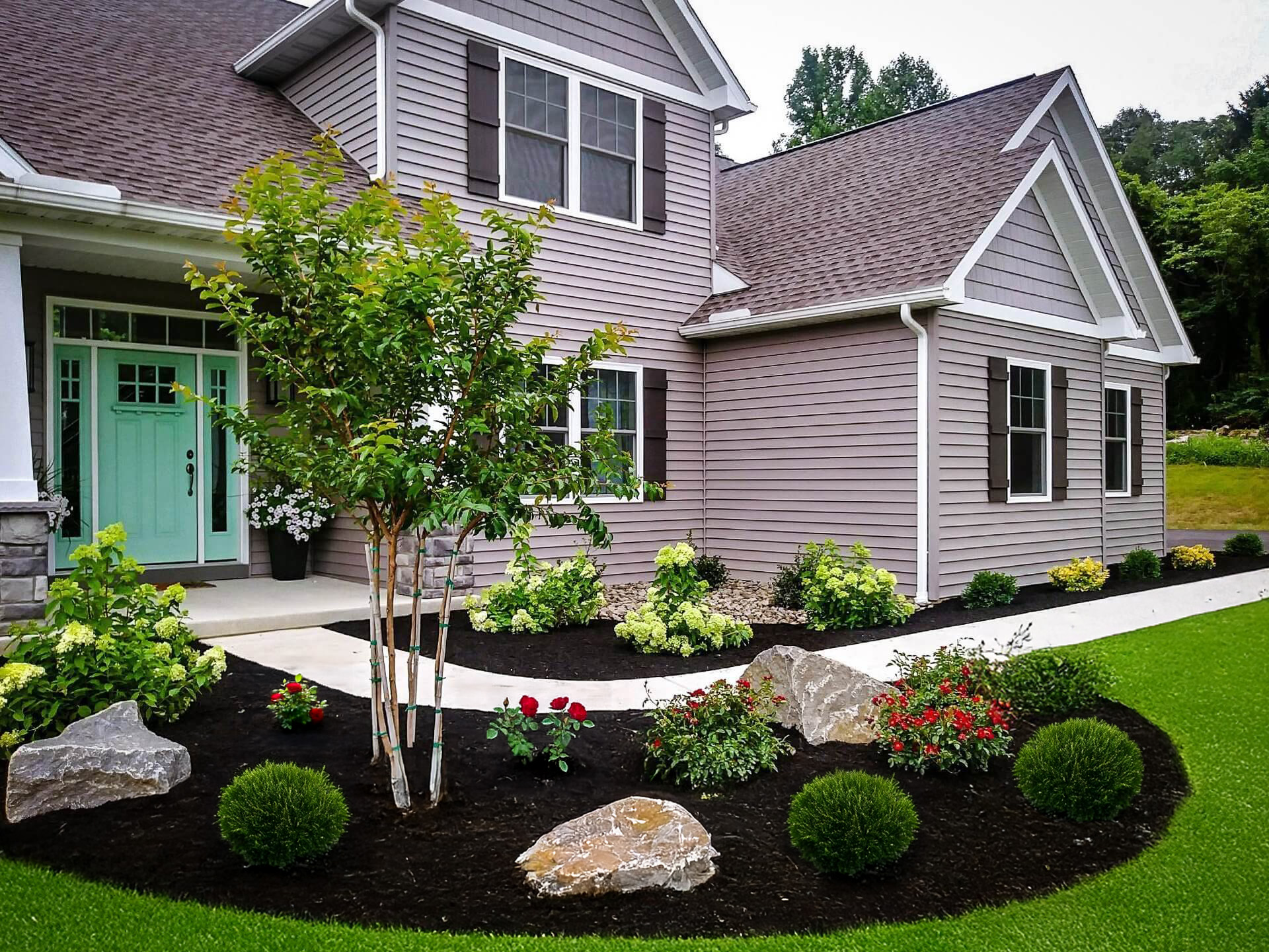 Landscape planting by Spayd's