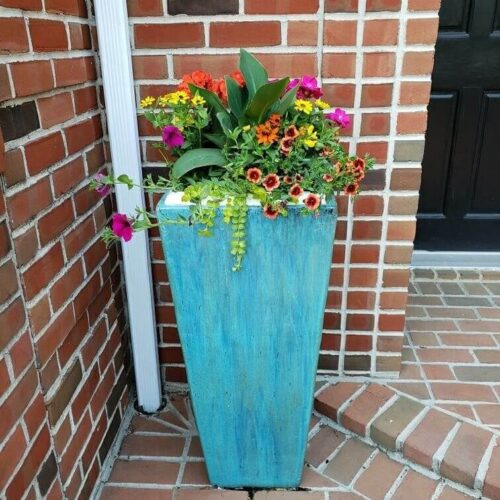 Container planting decoration by Spayd's