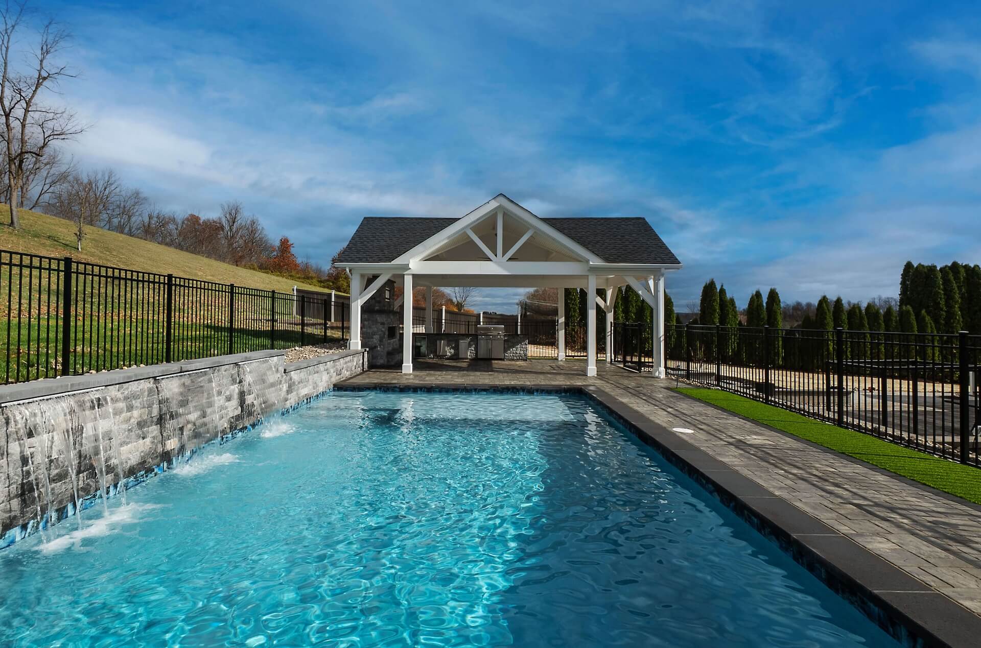 Custom in-ground Pool by Spayd's