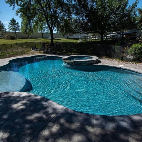 Custom in-ground Pool by Spayd's