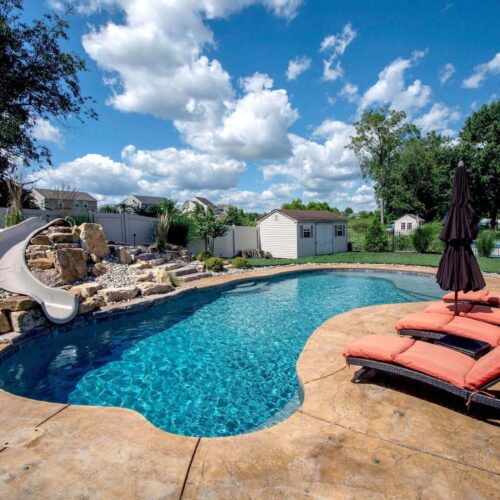 Custom in-ground Pool by Spayd's