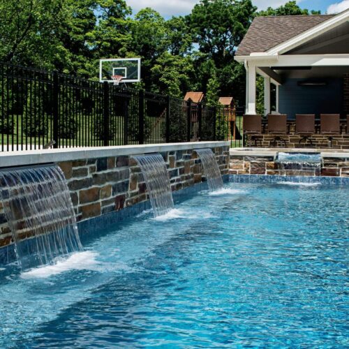 Custom in-ground Pool by Spayd's