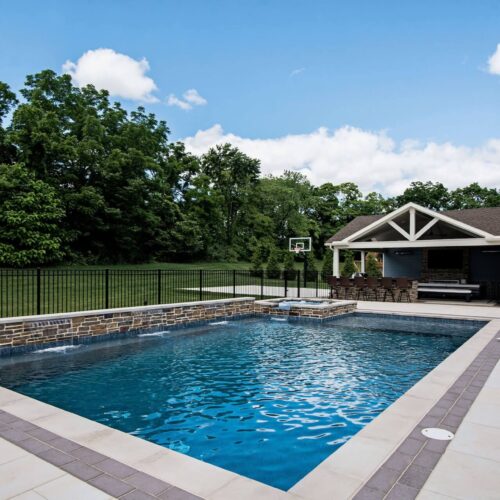 Custom in-ground Pool by Spayd's