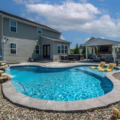 Custom in-ground Pool by Spayd's