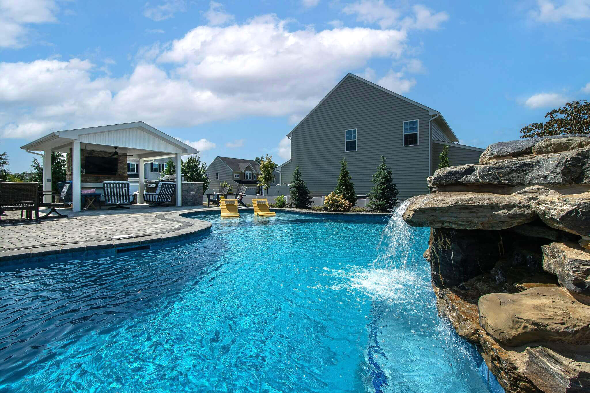 Custom in-ground Pool by Spayd's