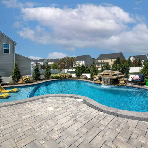 Custom in-ground Pool by Spayd's