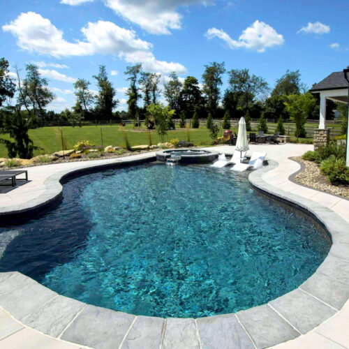 Custom in-ground Pool by Spayd's