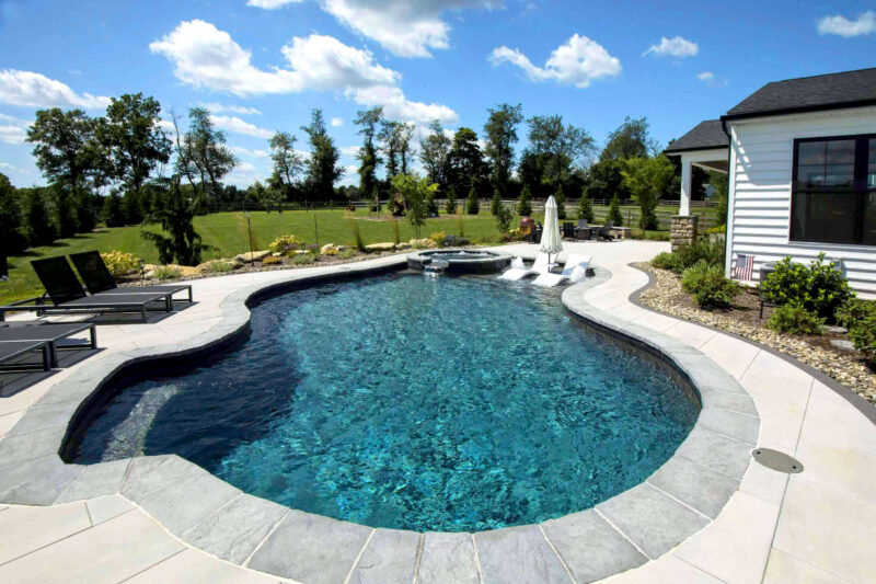 Custom in-ground Pool by Spayd's